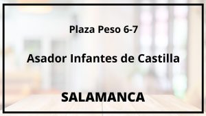 Asador Infantes de Castilla - Salamanca
