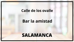 Bar la amistad - Salamanca