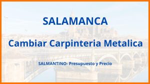 Cambiar Carpinteria Metalica en Salamanca